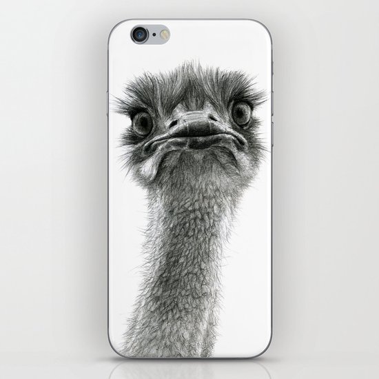 Cute Ostrich SK053 bis iPhone Skin