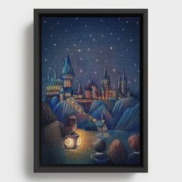 Welcome home Framed Canvas