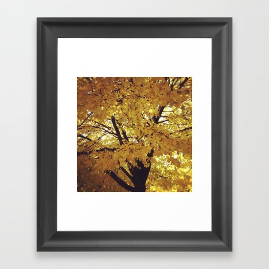 Yellow Framed Art Print