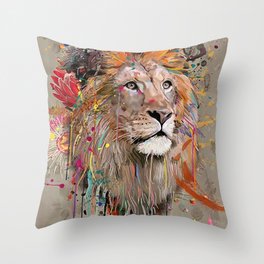 Lion  Throw Pillow