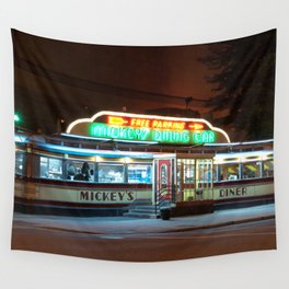 Mickey's Diner Wall Tapestry