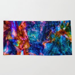 Shattered Crystal Beach Towel