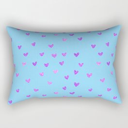Little Shiny Hearts - Love Rectangular Pillow