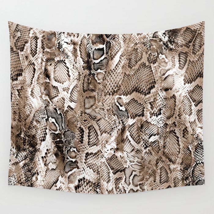 Tan Snakeskin  Wall Tapestry