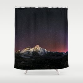 Everest Nightscape Shower Curtain