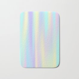Pastel rainbow abstract Bath Mat