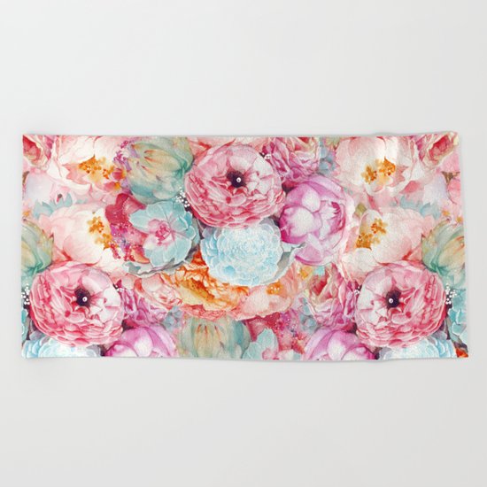 Spring Bouquet Beach Towel