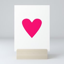 Big Pink Heart Mini Art Print