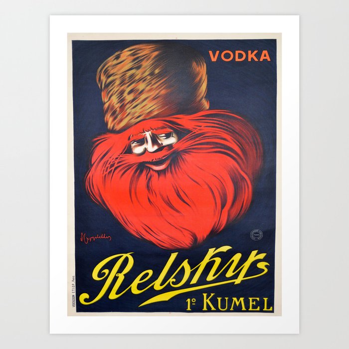 Vintage poster - Relsky Vodka Art Print