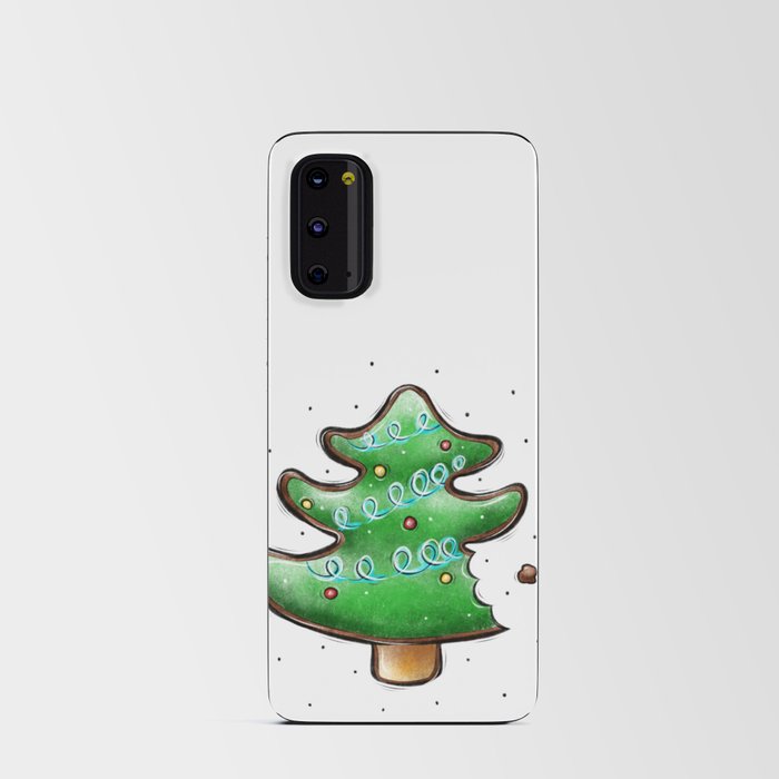 christmas gingerbread in the form of a tree  Android Card Case