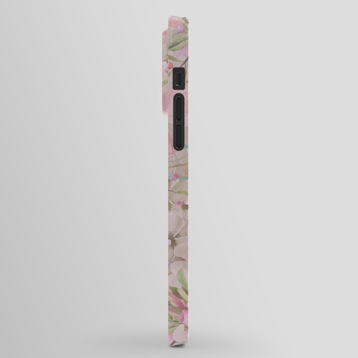Modern Pastel Pink Watercolor Chic Floral