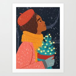 winter time Art Print