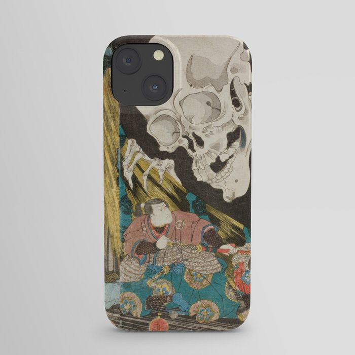 Takiyasha the Witch and the Skeleton Spectre, Utagawa Kuniyoshi, 1844 iPhone Case