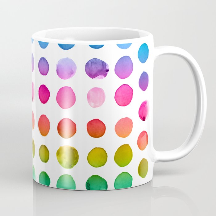 Rainbow Watercolor Coffee Mug