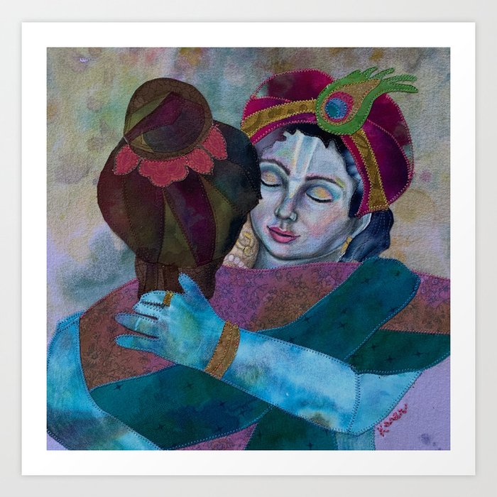 Krishna Devotee Art Print by Karen Payton Art Society6