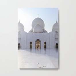 Grand Mosque Abu Dhabi Metal Print | Arab, Photo, Islam, Muslim, United Arab Emirates, Architecture, Sheikhzayed, Grand Mosque, Landmark, Digital 