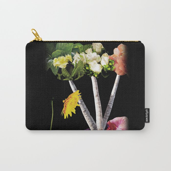 flower Palms Carry-All Pouch