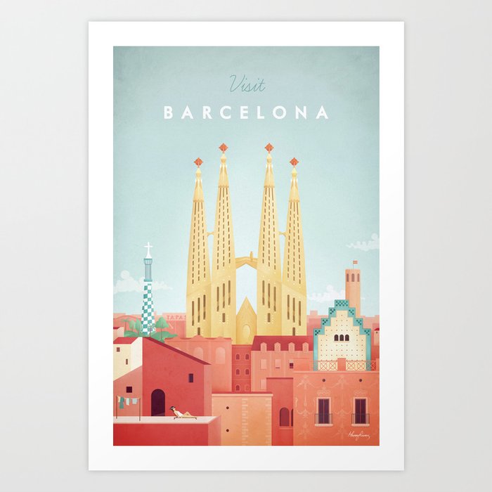 Barcelona Kunstdrucke