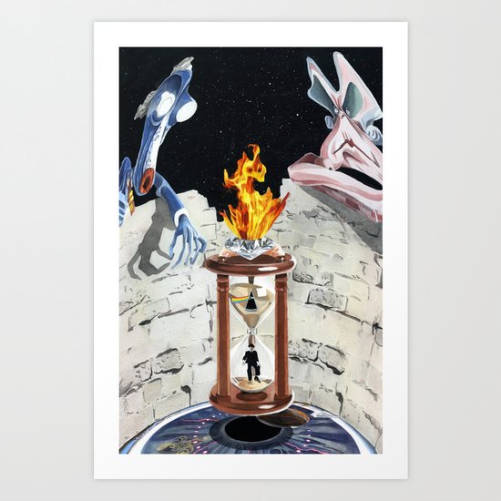 Rock & Roll Comics: Pink Floyd Art Print