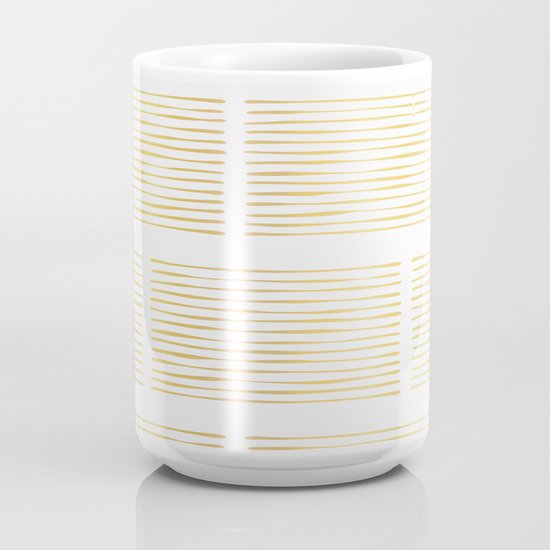 Luxury Gold Foil Geometric Stripes Vector Pattern Hand Drawn Abstract Lines Coffee Mug By Limolida Society6