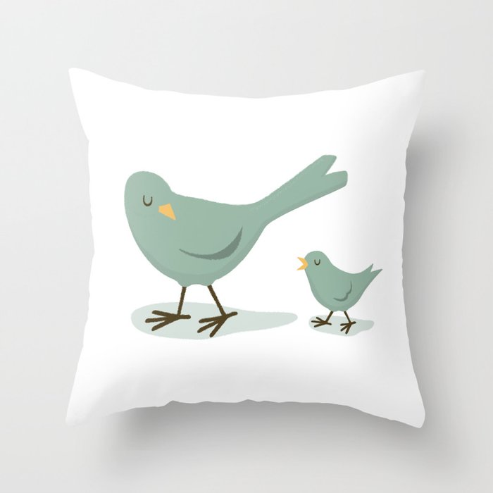 Listening is caring Throw Pillow