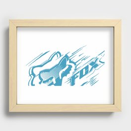 fox racing Recessed Framed Print