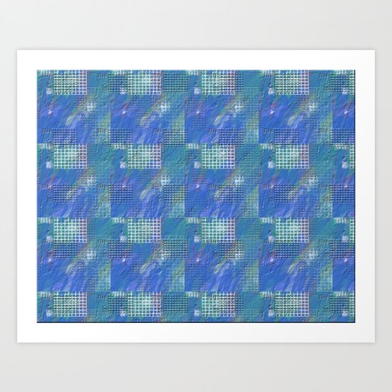 Patchwork Art Print