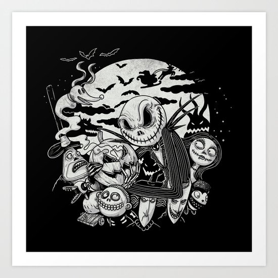 Filling Your Dreams to the Brim with Fright Art Print