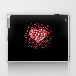 Panda Love Heart Panda Laptop Skin