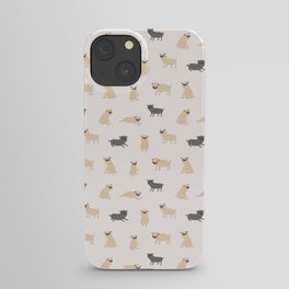 Pug Pattern iPhone Case
