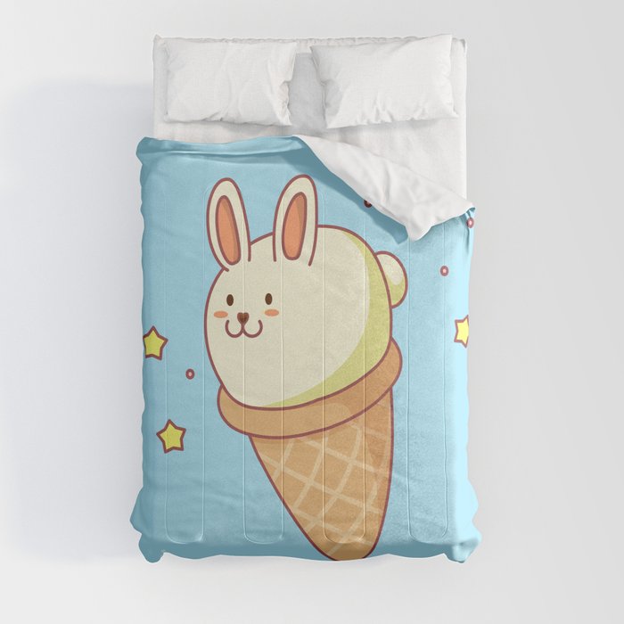 Bunny-lla Ice Cream Comforter
