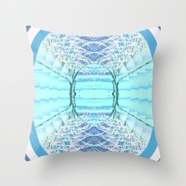 Vines Of Winter Throw Pillow