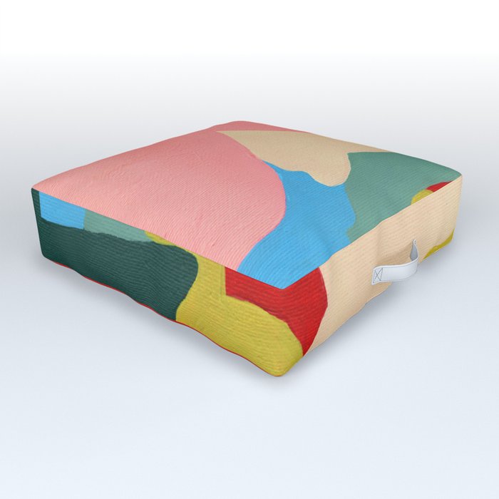 Monumental Mapping Outdoor Floor Cushion
