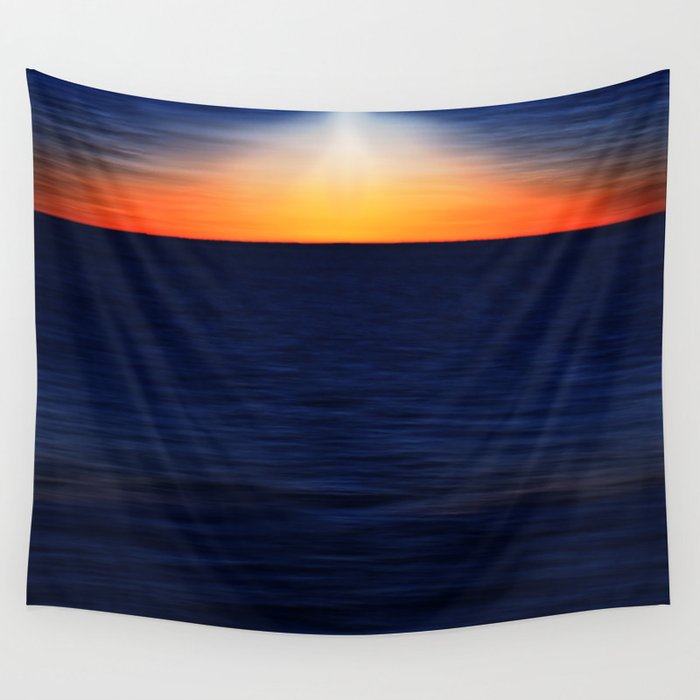 Angelslight over the sea Wall Tapestry