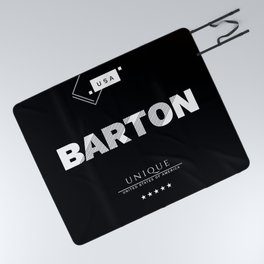 Barton - UNIQUE USA style - american city club - homeland feeling Picnic Blanket
