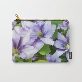 Delicate Climbing Clematis Carry-All Pouch