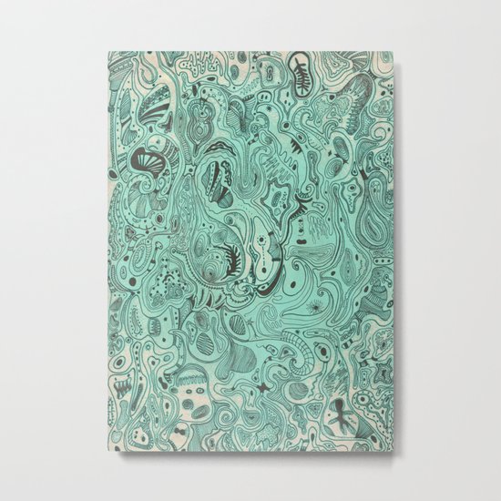 Histological section of my inner world (#4) Metal Print