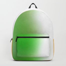 flag of Ireland with cloudy colors Backpack