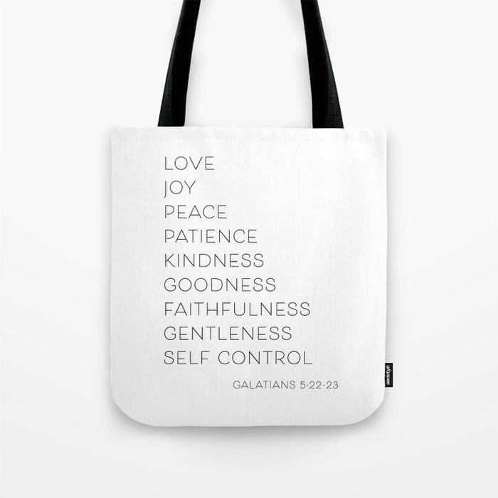 Peace and best sale patience tote bag