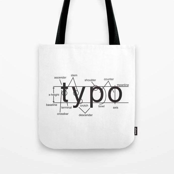 typo tote bag