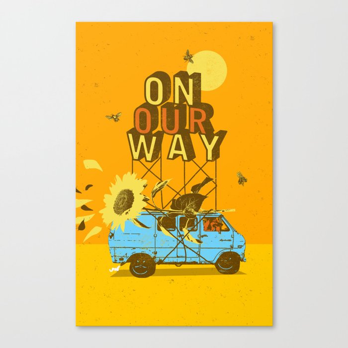 ON OUR WAY Canvas Print