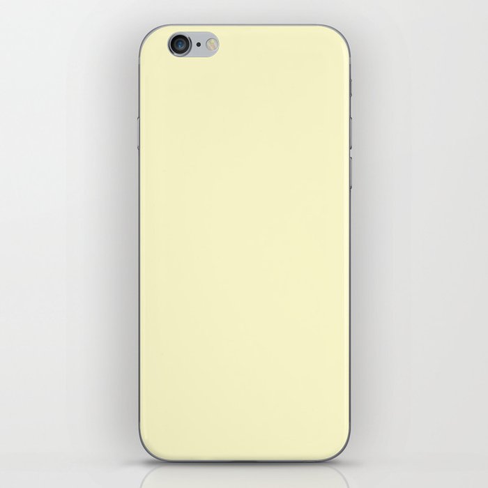 Lemon Mousse Yellow iPhone Skin