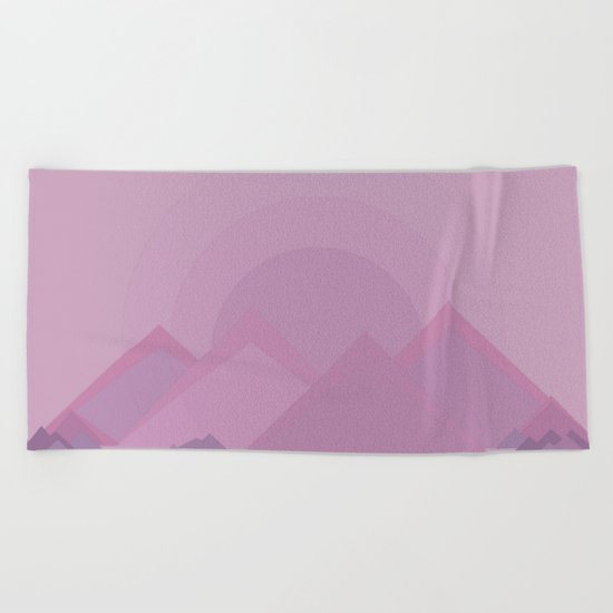 The lilac hills Beach Towel