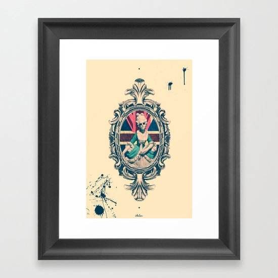 Bourgeoisie Woman Framed Art Print