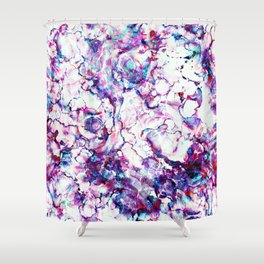 Colorful marble seamless pattern Shower Curtain