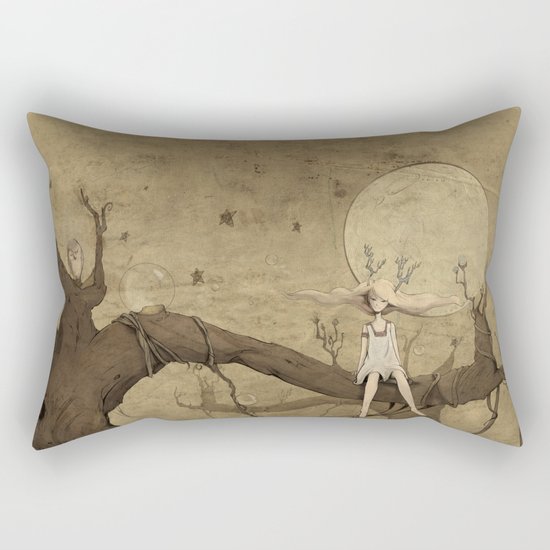 wandering Rectangular Pillow
