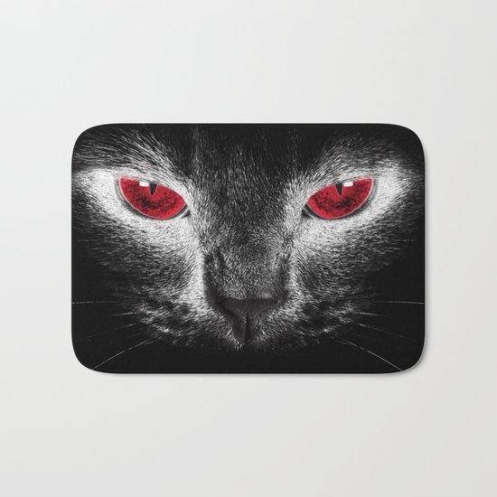 Red Eyes Bath Mat