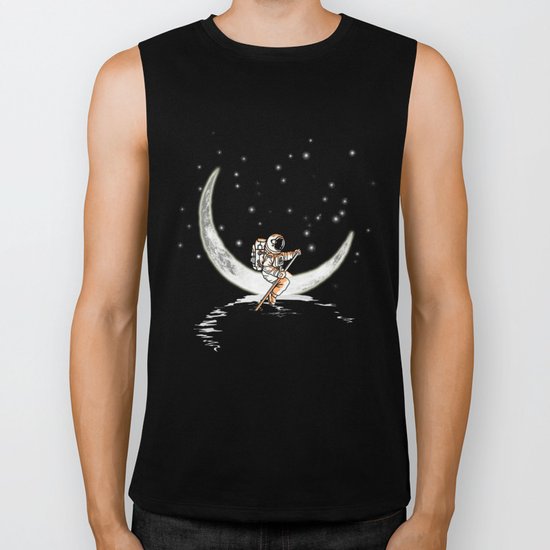 Sailing Cross the Sky Biker Tank