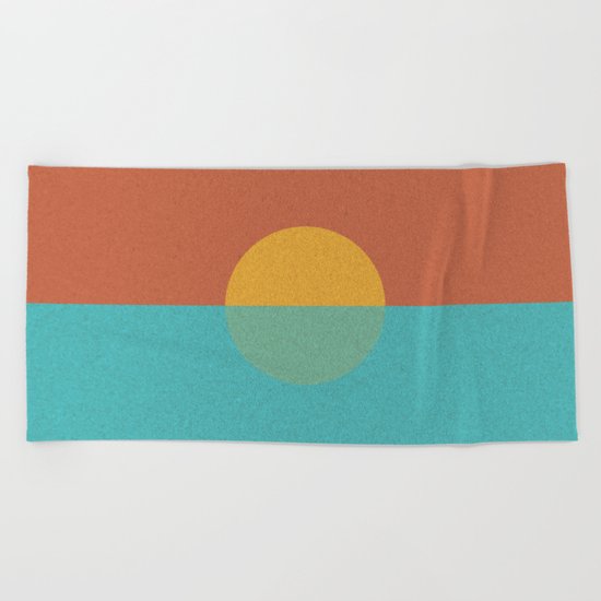 MINIMALIST_sundown Beach Towel