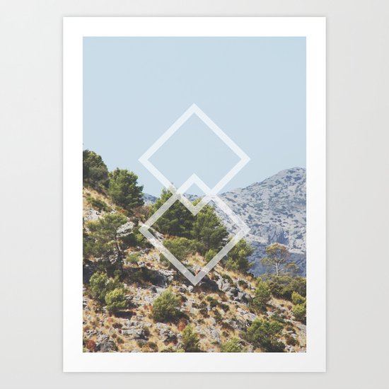 Simple Geometry Art Print